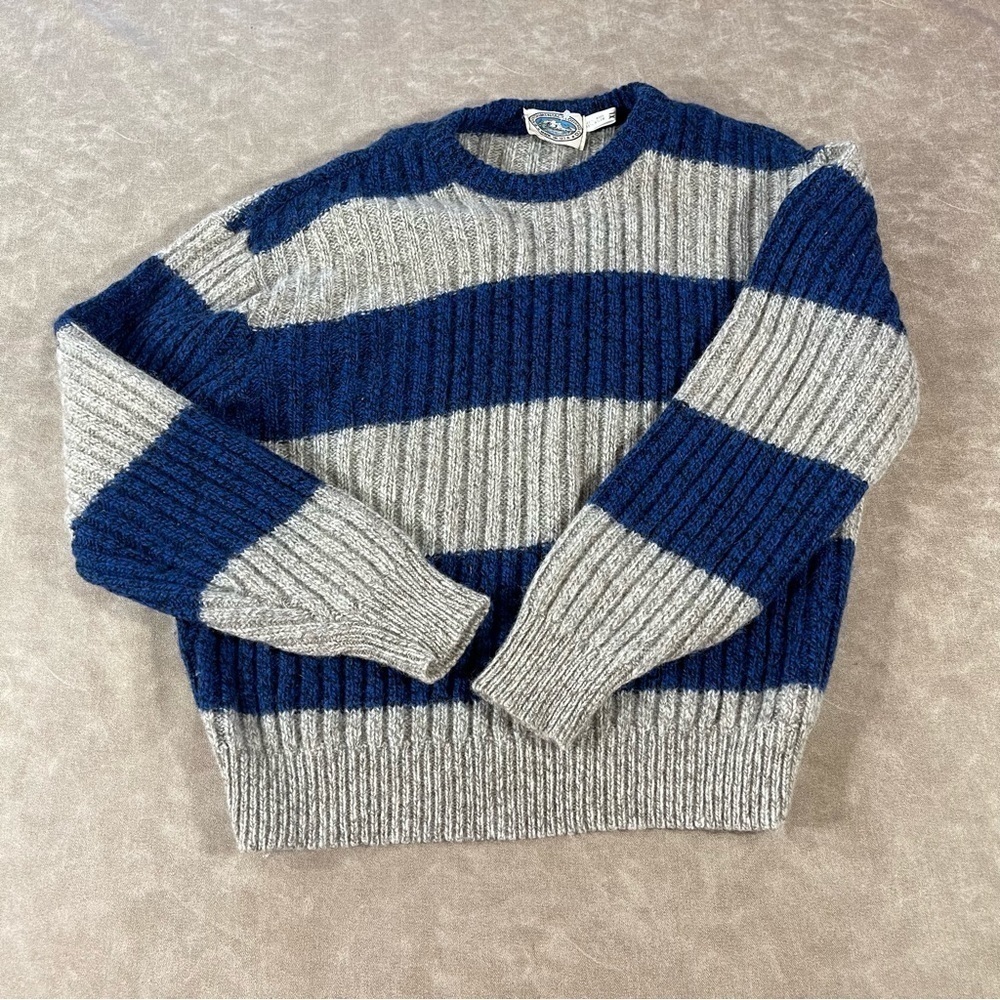 Environmental Clothing Co. Wool Striped Sweater‎ Size XL